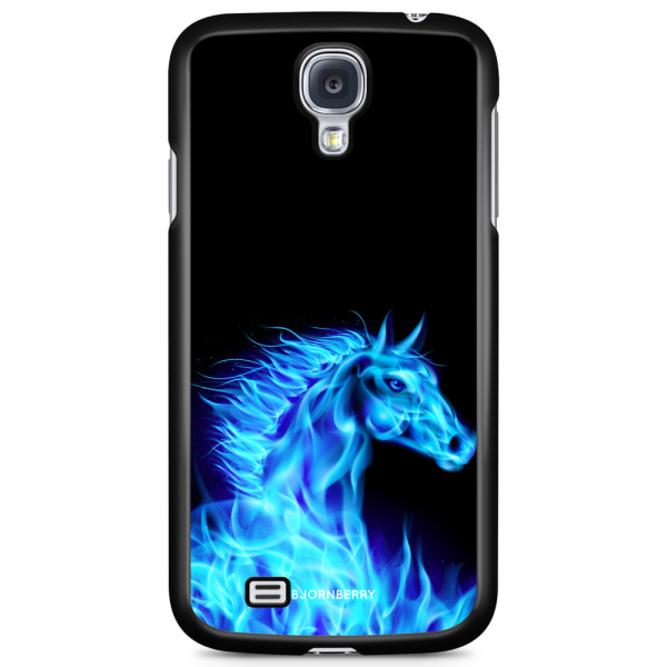 Bjornberry Skal Samsung Galaxy S4 - Flames Horse Blå