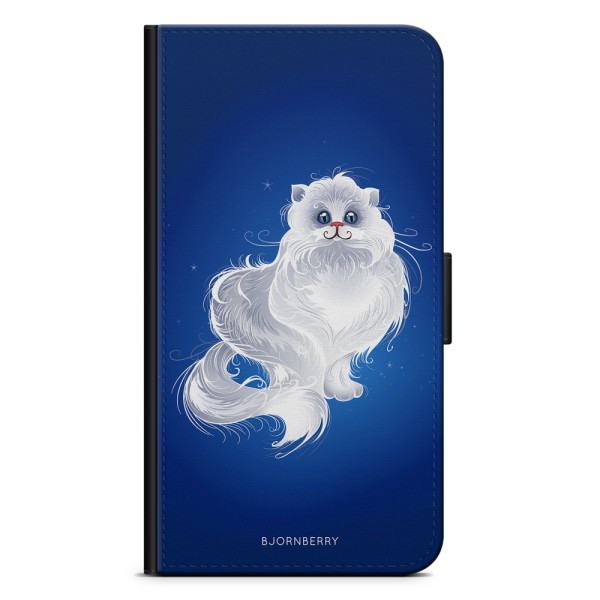 Bjornberry Plånboksfodral LG G5 - Vit Katt
