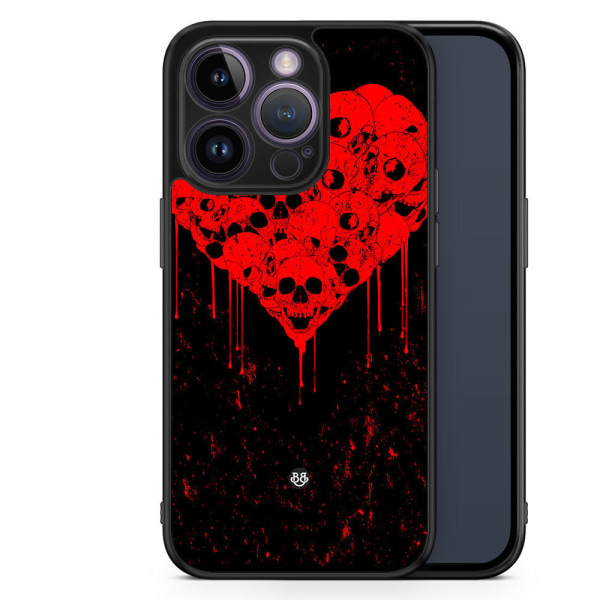 Bjornberry Skal iPhone 14 Pro -Skull Heart