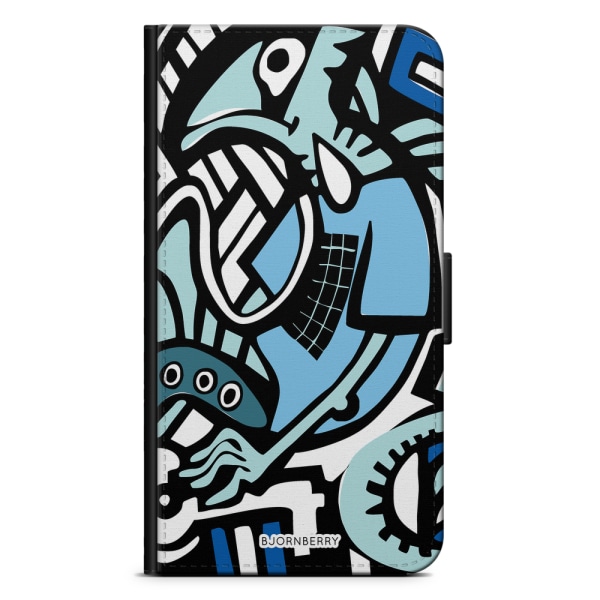 Bjornberry Fodral Samsung Galaxy A6+ (2018)-Grafitti Ödla