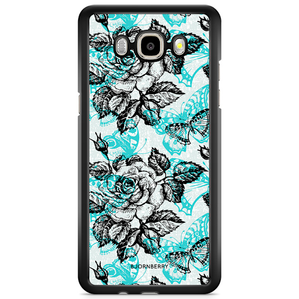 Bjornberry Skal Samsung Galaxy J3 (2016) - Fjärilar & Rosor