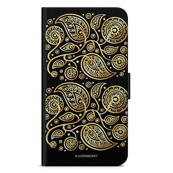 Bjornberry Fodral Huawei P10 - Guld Blommor