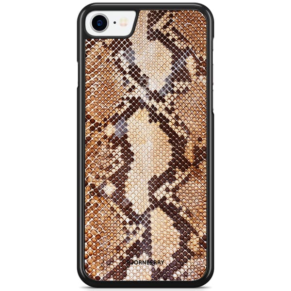 Bjornberry Skal iPhone SE (2020) - Brun Ormskinn