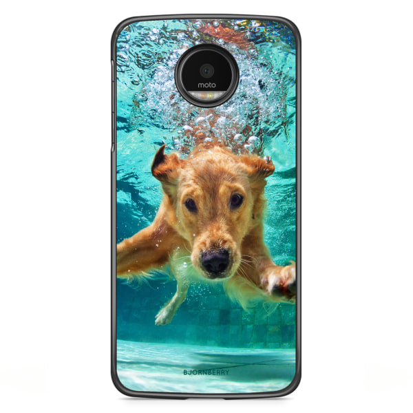 Bjornberry Skal Motorola Moto G5S Plus - Hund i Vatten