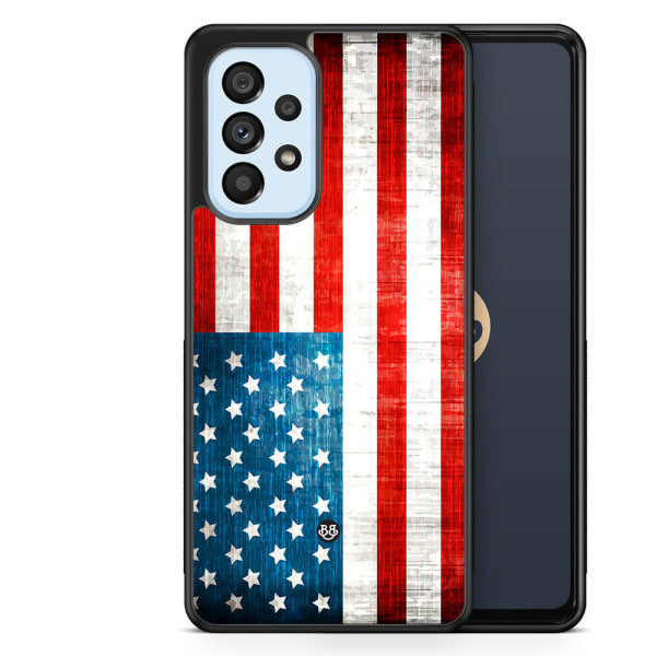 Bjornberry Skal Samsung Galaxy A53 5G -USA Flagga