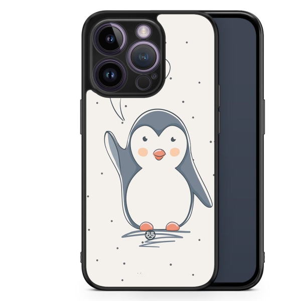 Bjornberry Skal iPhone 14 Pro -Söt Pingvin