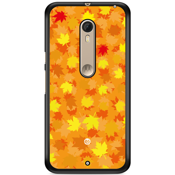 Bjornberry Skal Moto X Style - Orange/Röda Löv