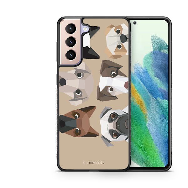 Bjornberry Skal Samsung Galaxy S21 FE 5G - Söta Hundar
