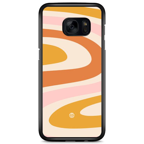 Bjornberry Skal Samsung Galaxy S7 - Orange 70-tal