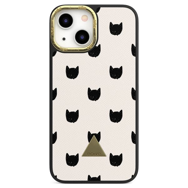 Naive iPhone 13 Mini Skal - Cat Faces