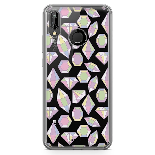 Bjornberry Hybrid Skal Huawei P20 Lite - Diamanter