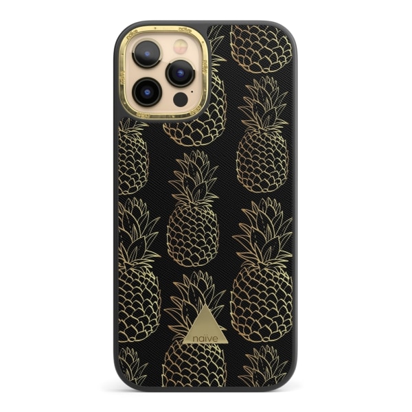 Naive iPhone 12 Pro Max Skal - Pineapple