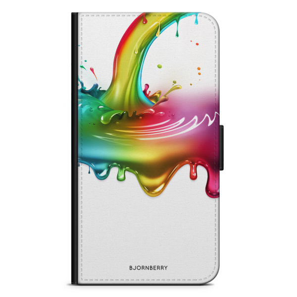Bjornberry Plånboksfodral LG G5 - Regnbågs Splash