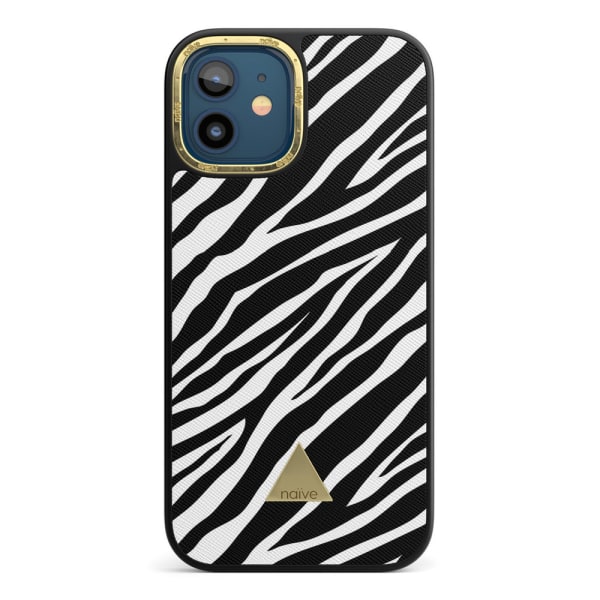 Naive iPhone 12 Skal - Zebra
