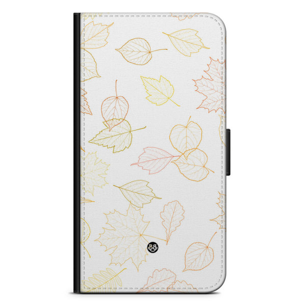 Bjornberry Fodral Sony Xperia 10 IV - White and Leaves