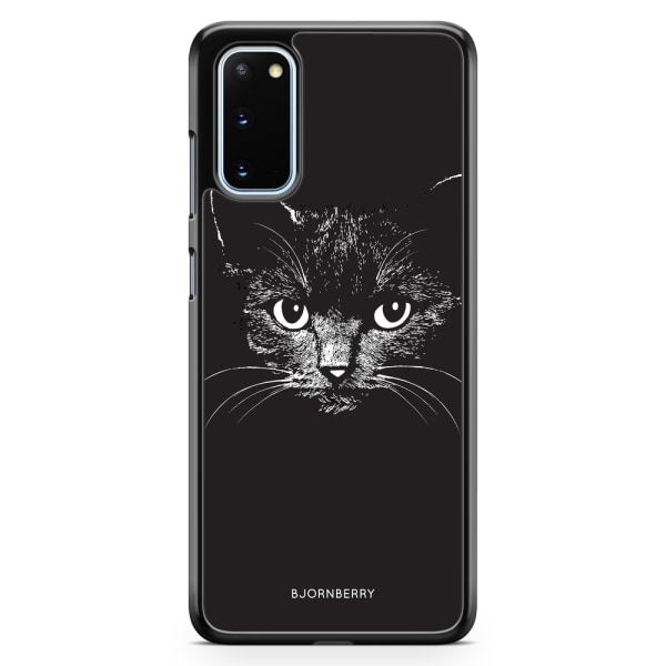 Bjornberry Skal Samsung Galaxy S20 - Svart/Vit Katt