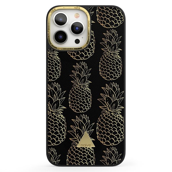 Naive iPhone 13 Pro Max Skal - Pineapple