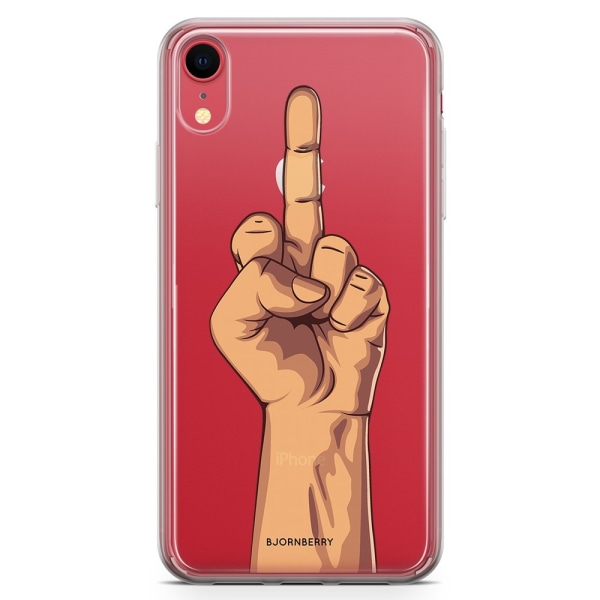 Bjornberry Hybrid Skal iPhone XR  - Fuck You Finger
