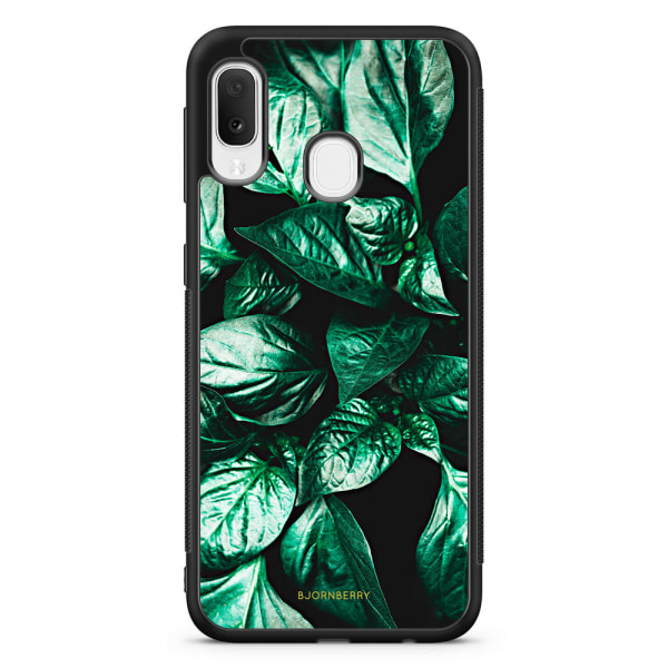 Bjornberry Skal Samsung Galaxy A20e - Gröna Löv