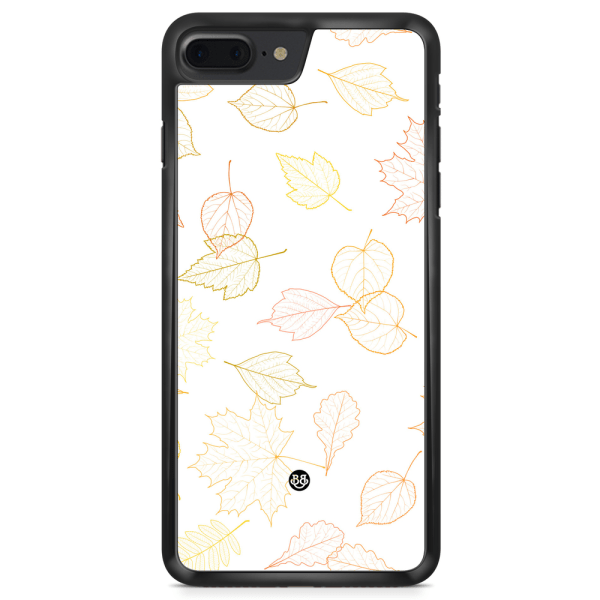 Bjornberry Skal iPhone 8 Plus - Vit med Löv