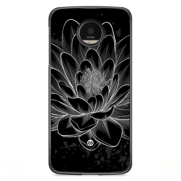 Bjornberry Skal Motorola Moto G5S Plus - Svart/Vit Lotus