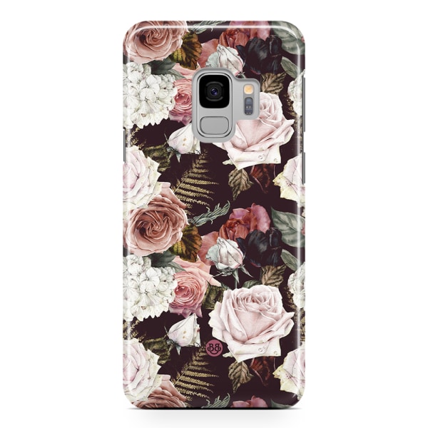 Bjornberry Samsung Galaxy S9 Premium Skal - Watercolor Roses