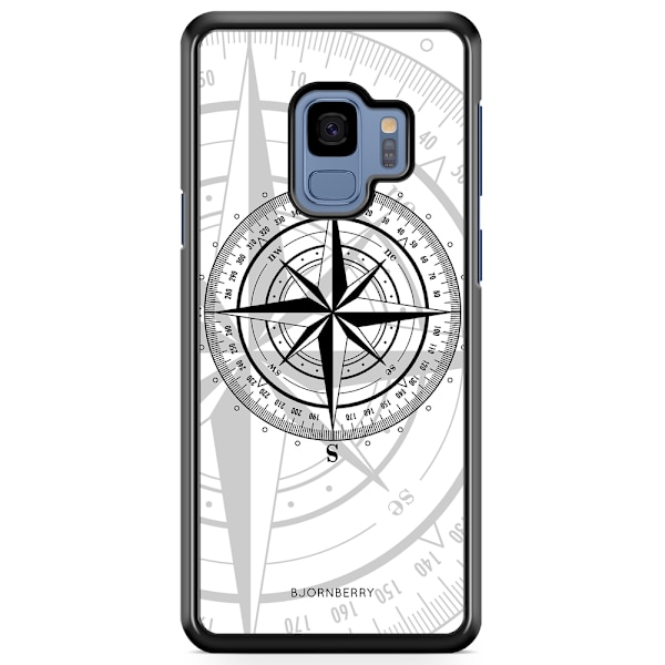 Bjornberry Skal Samsung Galaxy S9 - Kompass Vit