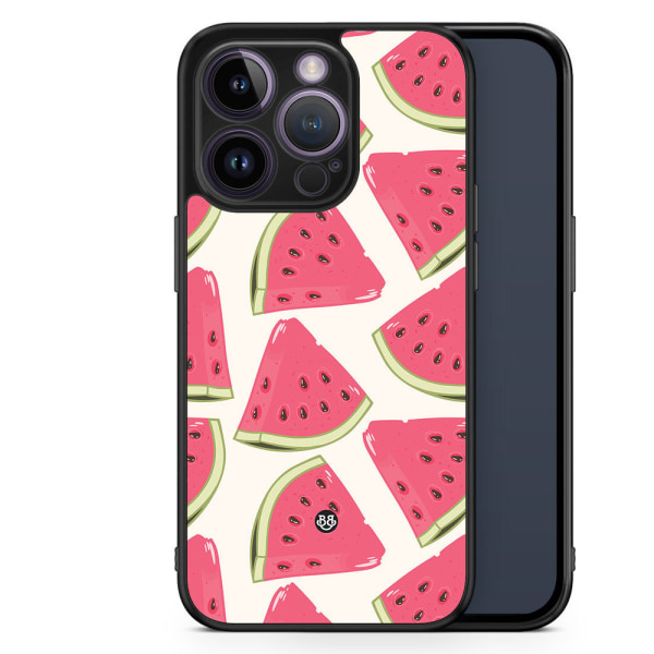 Bjornberry Skal iPhone 14 Pro -Vattenmelon