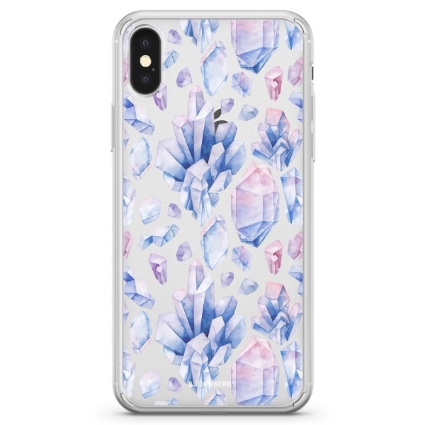 Bjornberry Skal Hybrid iPhone X / XS - Pastell Kristaller