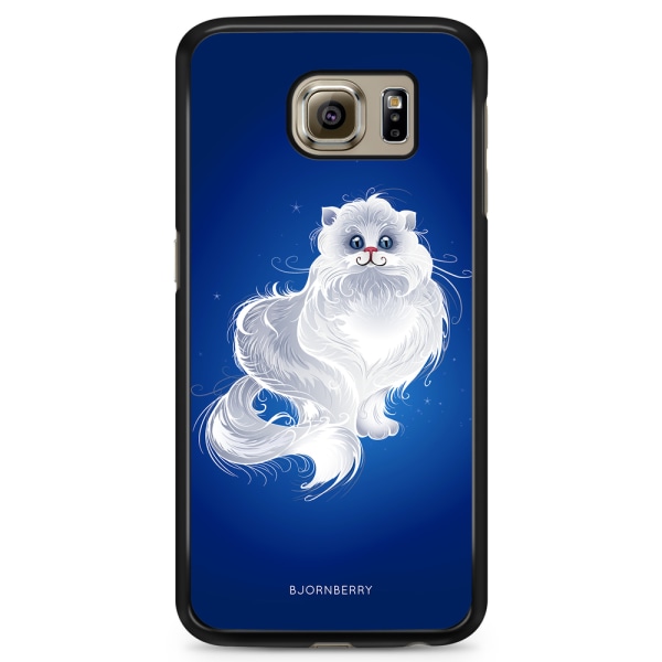Bjornberry Skal Samsung Galaxy S6 - Vit Katt