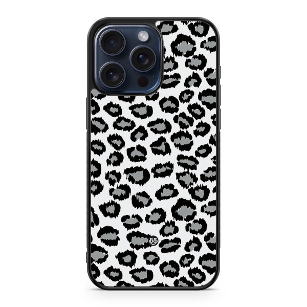 Bjornberry Skal iPhone 15 Pro Max - Grå Leopard