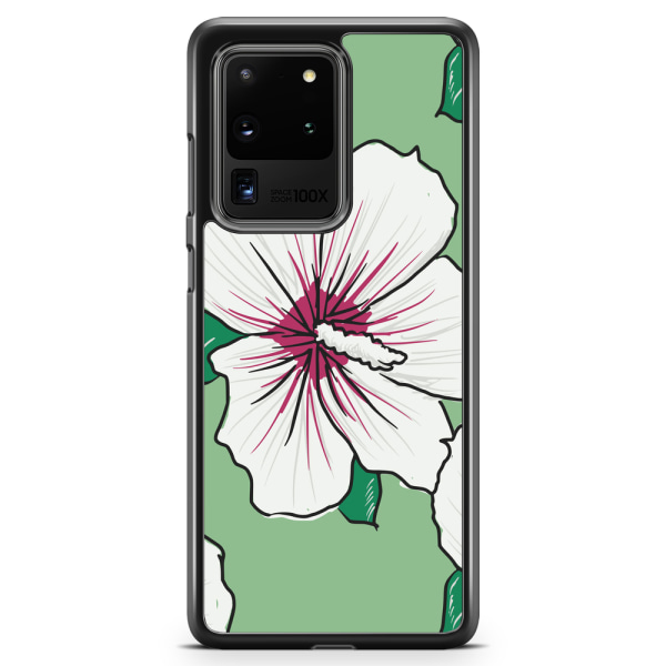 Bjornberry Skal Samsung Galaxy S20 Ultra - Gräddvita Blommor