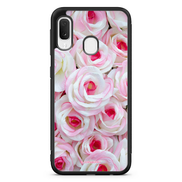 Bjornberry Skal Samsung Galaxy A20e - Rosa Rosor