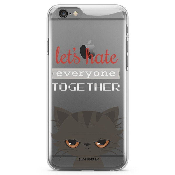 Bjornberry iPhone 6 Plus/6s Plus TPU Skal - Arg Katt