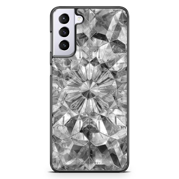 Bjornberry Skal Samsung Galaxy S21 Plus - Grå Kristaller