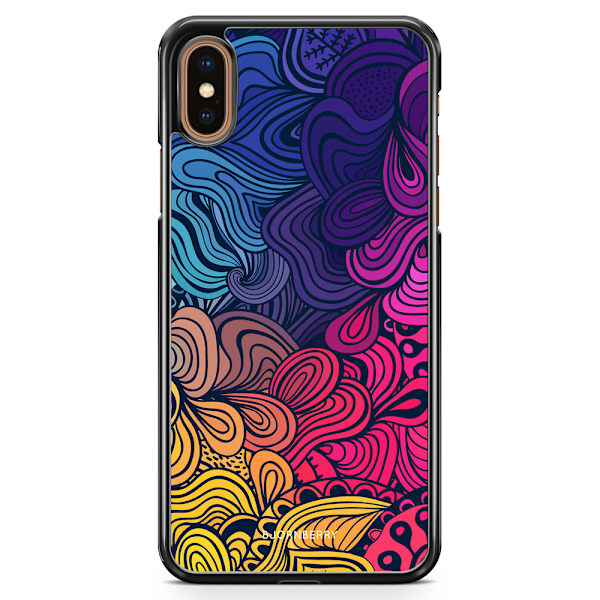 Bjornberry Skal iPhone XS Max - Retro Blommor