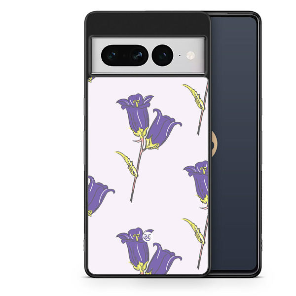 Bjornberry Skal Google Pixel 7 Pro - Vilda Lila Blommor