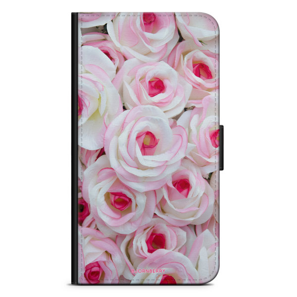 Bjornberry Plånboksfodral LG G6 - Rosa Rosor