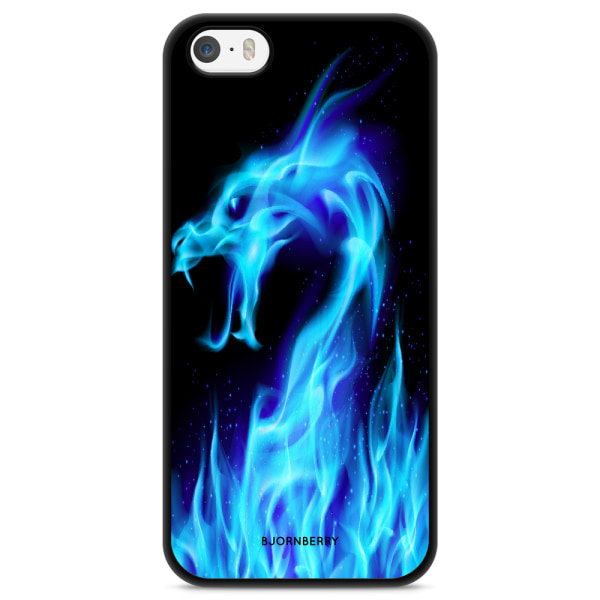 Bjornberry Skal iPhone 5/5s/SE (2016) - Blå Flames Dragon