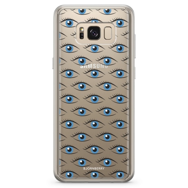 Bjornberry Skal Hybrid Samsung Galaxy S8+ - Blå Ögon
