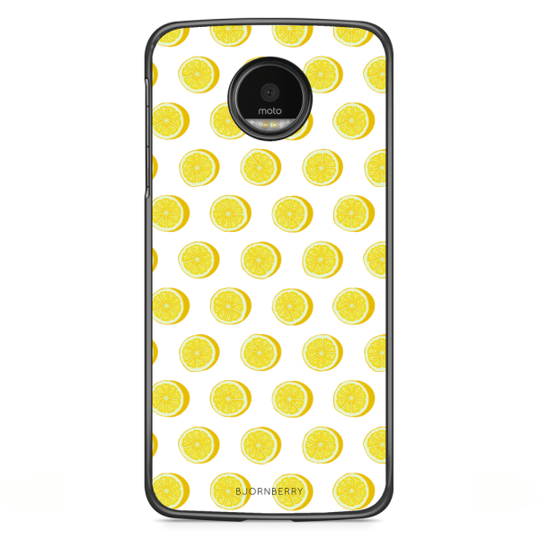 Bjornberry Skal Motorola Moto G5S Plus - Citroner Vit
