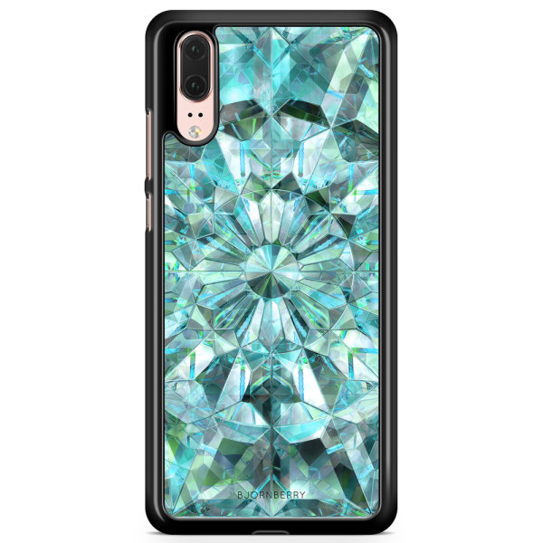 Bjornberry Skal Huawei P20 - Gröna Kristaller