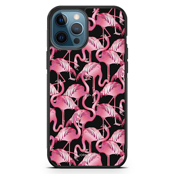 Bjornberry Hårdskal iPhone 12 Pro - Flamingos