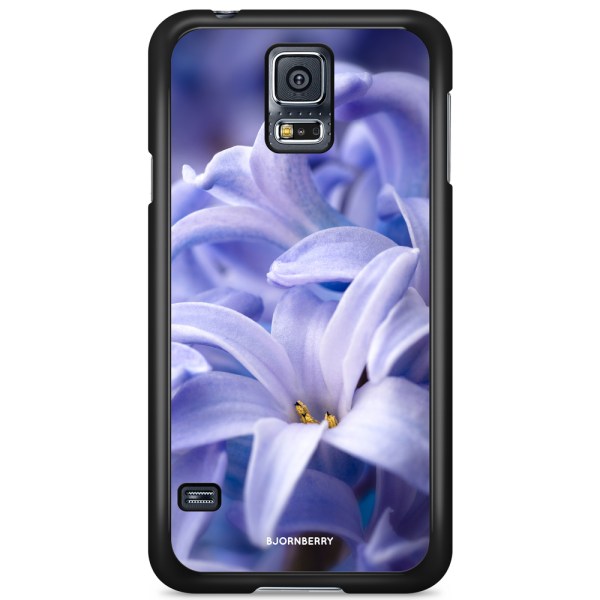 Bjornberry Skal Samsung Galaxy S5 Mini - Blå blomma