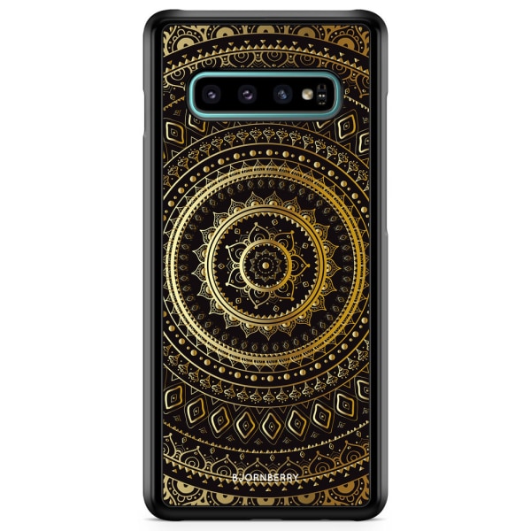 Bjornberry Skal Samsung Galaxy S10 Plus - Guld Mandala