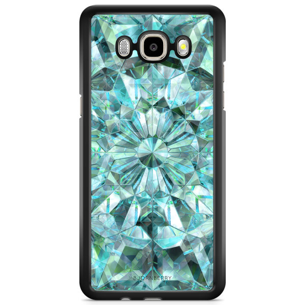 Bjornberry Skal Samsung Galaxy J5 (2015) - Gröna Kristaller