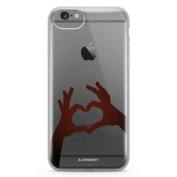 Bjornberry Skal Hybrid iPhone 6/6s - Hand Hjärta