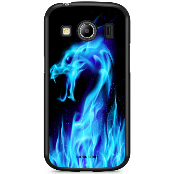 Bjornberry Skal Samsung Galaxy Ace 4 - Blå Flames Dragon
