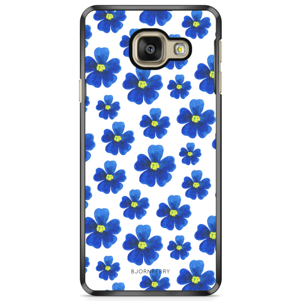 Bjornberry Skal Samsung Galaxy A3 6 (2016)- Blå Blommor