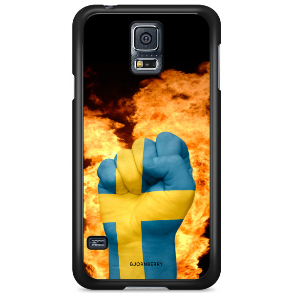 Bjornberry Skal Samsung Galaxy S5/S5 NEO - Sverige Hand